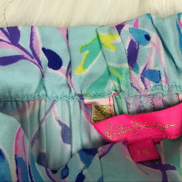 New Lilly Pulitzer Kaylene Swim Shady shorts - Picture 9 of 11